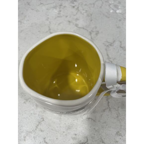 FOOTBALL SEASON Peanuts X Rae Dunn Lucy Charlie Brown AAUGH! Snatch Kick Mug NEW - Picture 2 of 6